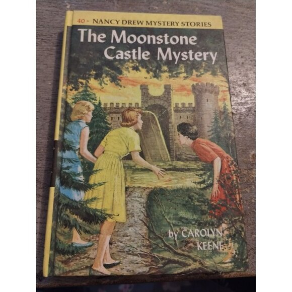 Nancy Drew Mystery Series "The Moonstone Castle Mystery" 1963 Hardcover Book By - Picture 1 of 3